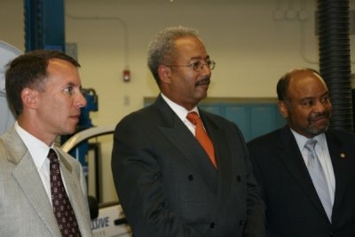 Dr. Bobby Braun, Congressman Fattah and Representative Roebuck 